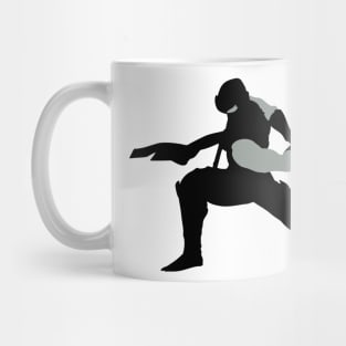 Ninja Gaiden Ryu Sword Slash Silhouette Mug